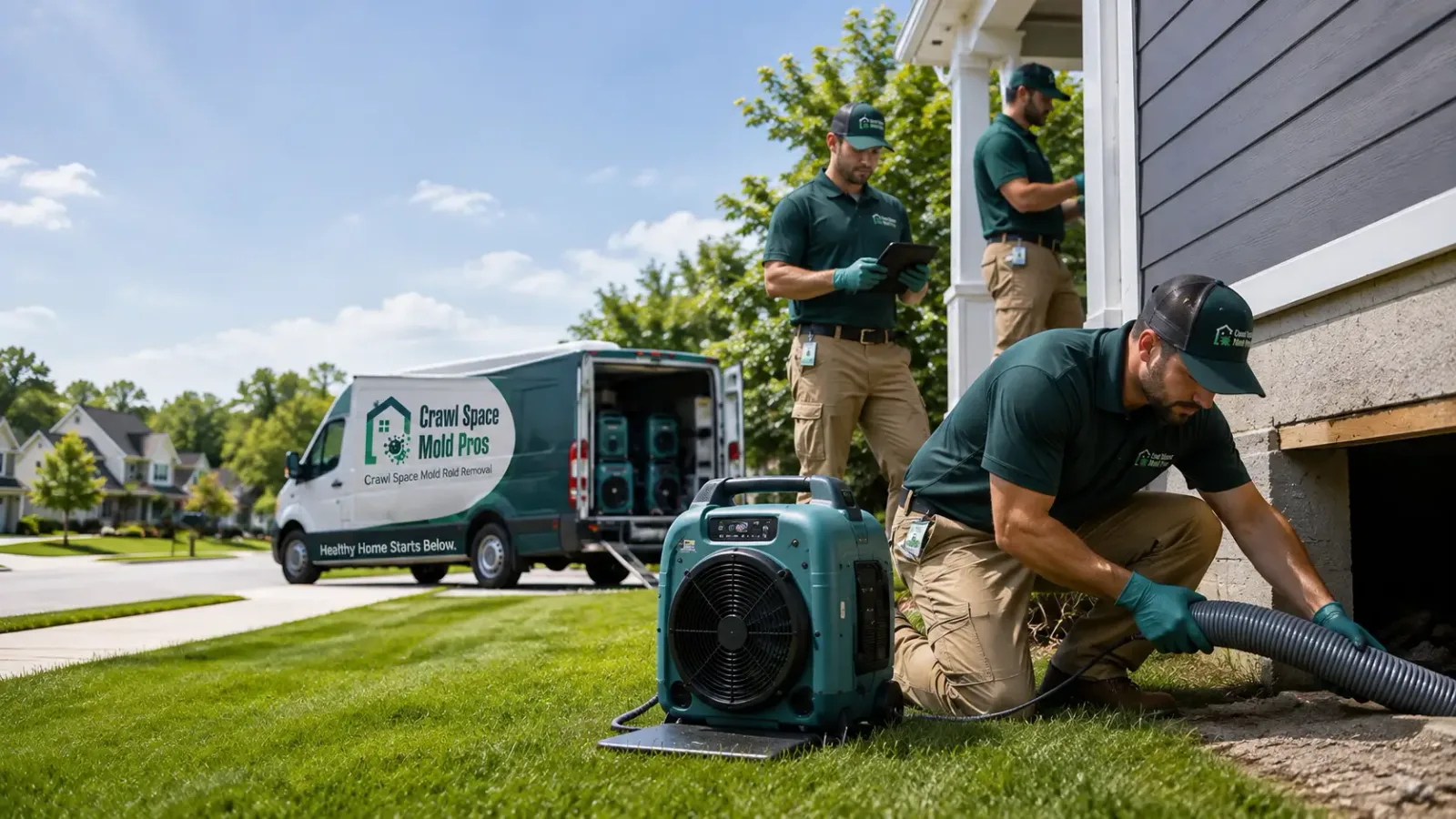 Crawl Space Mold Removal in Byron, CA